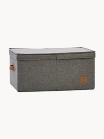 Boîte de rangement Premium, Gris foncé, brun, larg. 33 x prof. 50 cm