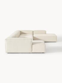 Sofá rinconera modular Lennon, Tapizado: 100% poliéster Alta resis, Estructura: madera contrachapada de p, Patas: plástico Este producto es, Tejido Off White, An 418 x F 269 cm, chaise longue izquierda