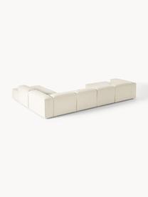 Sofá rinconera modular Lennon, Tapizado: 100% poliéster Alta resis, Estructura: madera contrachapada de p, Patas: plástico Este producto es, Tejido Off White, An 418 x F 269 cm, chaise longue izquierda