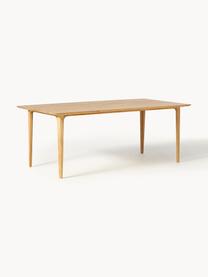 Table en bois de chêne Archie, tailles variées, Bois de chêne, huilé, certifié FSC, Chêne, huilé, larg. 180 x prof. 90 cm
