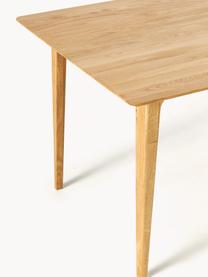 Mesa de comedor de madera de roble maciza Archie, tamaños diferentes, Madera de roble maciza aceitada con certificación FSC, Madera de roble aceitada, An 180 x F 90 cm