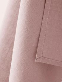 Ręcznik kuchenny z lnu Hermia, 57% len, 43% bawełna, Blady różowy, S 50 x D 70 cm