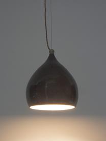 Lampa wisząca z ceramiki Vague, Szary, Ø 26 x W 29 cm