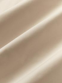 Baumwollperkal-Bettdeckenbezug Elsie, Webart: Perkal Fadendichte 200 TC, Beige, B 200 x L 200 cm