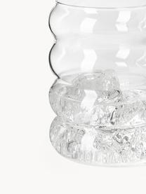 Mundgeblasene Wasserkaraffe Bubbly mit Wassergläsern, 5er-Set, Borosilikatglas, Transparent, Set mit verschiedenen Größen
