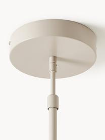 Lampada a sospensione a LED Maxine, Paralume: vetro, Beige chiaro, Larg. 51 x Prof. 51 cm