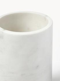 Marmor-Weinkühler Agata, Marmor, Weiß, marmoriert, Ø 15 x H 19 cm