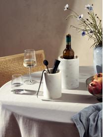 Glacette per vino Agata, Marmo, Bianco marmorizzato, Ø 15 x Alt. 19 cm