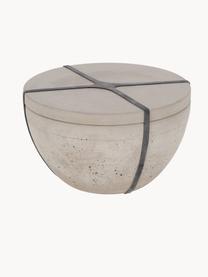 Gartenkerze Round, Behälter: Beton, Grau, Ø 18 x H 11 cm