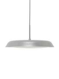 LED hanglamp Piso, Lampenkap: gecoat metaal, Diffuser: kunststof, Grijs, Ø 36 x H 17 cm