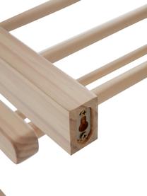 Półka ścienna z drewna sosnowego Eddison, Drewno sosnowe z certyfikatem FSC, Beżowy, S 70 x G 38 cm