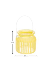 Photophore verre jaune Claire, Jaune