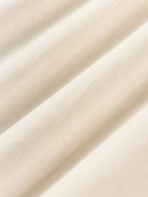 Funda de almohada a cuadros texturizados Vivienne, Reverso: tejido renforcé Densidad , Parte superior: blanco Off White Parte trasera: blanco crema, An 45 x L 110 cm