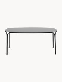 Mesa de centro para exterior Hiray, Acero galvanizado pintado, Negro, An 90 x F 59 cm