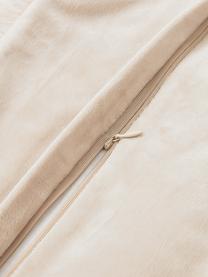 Měkký povlak na polštář z umělé kožešiny Morten, kudrnatý, Béžová, Š 40 cm, D 40 cm