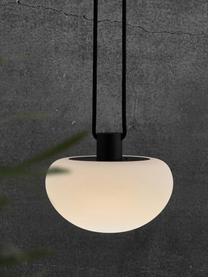 Mobile dimmbare Outdoor LED-Pendelleuchte Sponge, Lampenschirm: Kunststoff, Weiss, Schwarz, Ø 20 x H 16 cm