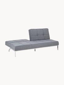 Schlafsofa Perugia (3-Sitzer), Bezug: Polyester Der hochwertige, Füße: Metall, lackiert, Webstoff Grau, B 198 x T 95 cm