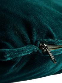 Sametová pohovka s vídeňskou pleteninou Big Sur (3místná), Láhvově zelená, černá