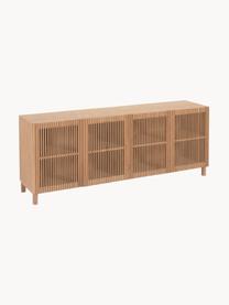 Houten dressoir Beyla, Licht hout, B 180 x H 72 cm