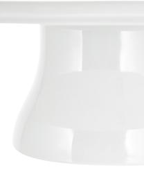 Plat à gâteau porcelaine blanche Yanis, Ø 33 cm, Blanc