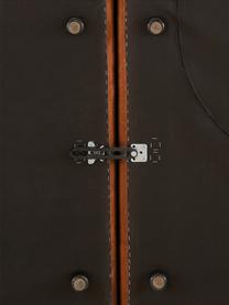 Modulaire bank Lennon (4-zits), Bekleding: polyester De slijtvaste b, Frame: massief grenenhout, FSC-g, Poten: kunststof, Geweven stof terracottakleurig, B 327 x D 119 cm