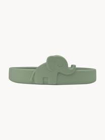 Piatto per bambini Peekaboo, 100% silicone, Verde salvia, Ø 16 cm