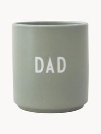 Taza día del padre de diseño Favourite DAD/LOVE, Porcelana fina de hueso (porcelana)
Fine Bone China es una pasta de porcelana fosfática que se caracteriza por su brillo radiante y translúcido., Gris verdoso (Dad/Love), Ø 8 x Al 9 cm, 250 ml