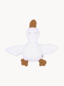 Handgefertigtes Spielzeug Goose, Polyester, Off White, Hellbraun, B 27 x L 40 cm