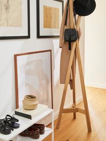 Wieszak stojący z drewna dębowego Clift, Lite drewno dębowe z certyfikatem FSC, Drewno dębowe, W 175 cm