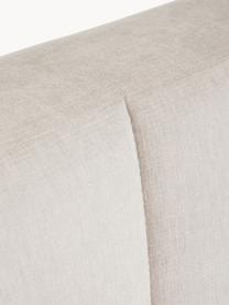 Cama continental Oberon, Patas: plástico Este producto es, Tejido beige, An 160 x L 200 cm, dureza H2
