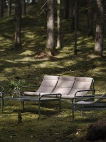 Table basse de jardin Sling, Aluminium, enduit, Vert sauge, larg. 136 x prof. 85 cm