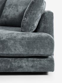 XL Ecksofa Tribeca, Bezug: 100 % Polyester Der strap, Gestell: Buchenholz, Kiefernholz, , Webstoff Graublau, B 326 x T 192 cm, Eckteil rechts