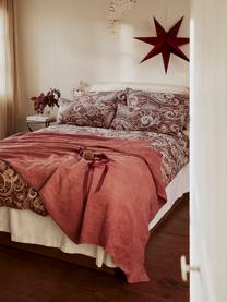 Bavlnená posteľná bielizeň Liana, Bordová