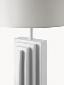 Lampada da terra di design Luomo, Paralume: tessuto di lino, Bianco latte, Alt. 153 cm