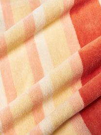 Ręcznik plażowy z frędzlami Miri, Brzoskwiniowy, terakota, żółty, S 90 x D 170 cm