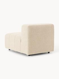 Module central en bouclette Lena, Bouclette beige clair, larg. 78 x prof. 106 cm