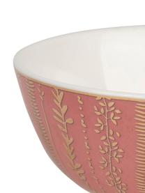 Komplet miseczek Veg-Gold, 4 elem., Porcelana, Blady różowy, niebieski, biały, Ø 11 x W 6 cm
