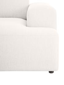Hoekbank Melva (4-zits), Bekleding: 100% polyester Met 35.000, Frame: massief grenenhout, FSC-g, Poten: kunststof, Geweven stof gebroken wit, B 319 x D 196 cm, hoekdeel rechts
