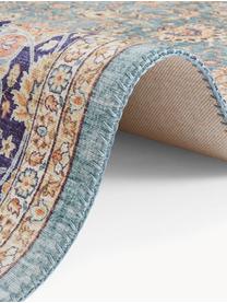 Teppich Keshan Maschad, 100 % Polyester, Türkis, Bunt, B 80 x L 150 cm (Größe XS)