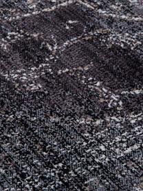 Viskose-Teppich Rugged, 66 % Viskose, 25 % Baumwolle, 9 % Polyester, Dunkelgrautöne, B 170 x L 240 cm (Größe M)