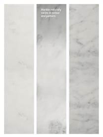 Glam-Tischlampe Soho mit Marmorfuß, Lampenschirm: Glas, Lampenfuß: Marmor, Weiß, Messingfarben, B 40 x H 42 cm