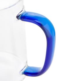 Tasse en verre avec poignées colorées, 6 élém., Multicolore