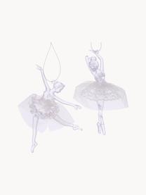 Súprava ozdôb na vianočný stromček Melody, 2 diely, Plast, Priehľadná, Š 10 x V 15 cm