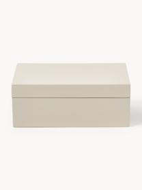 Schmuckbox Taylor, Unterseite: Samt, Hellbeige, B 22 x H 8 cm