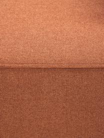 Module méridienne Lennon, Tissu terracotta, larg. 119 x prof. 180 cm, dossier à droite