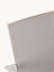 Tuinfauteuil Konnor, Bekleding: textiel, Frame: gepoedercoat aluminium, Grijs, lichtbeige, B 56 x D 60 cm