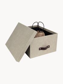 Boîte de rangement Gustav, 2 pièces, Beige, larg. 23 x prof. 30 cm