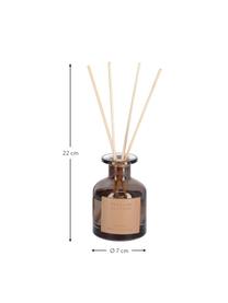 Diffuser Touch of Blossom (rozen, iris, sinaasappel), Houder: glas, Bruin, Ø 7 x H 22 cm