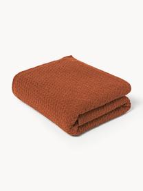 Strickdecke Everly aus Chenille, 100 % Polyester (recycelt), GRS-zertifiziert

Das in diesem Produkt verwendete Material ist schadstoffgeprüft und zertifiziert nach STANDARD 100 by OEKO-TEX®, 11.HIN.00050., Terrakotta, B 150 x L 200 cm