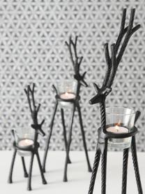 Teelichthalter Alfred, 3er-Set, Gestell: Aluminium, beschichtet, Schwarz, Set mit verschiedenen Größen